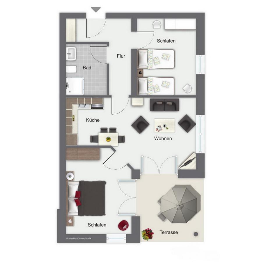Duenenblick Wohnung 21 Boltenhagen Kültér fotó